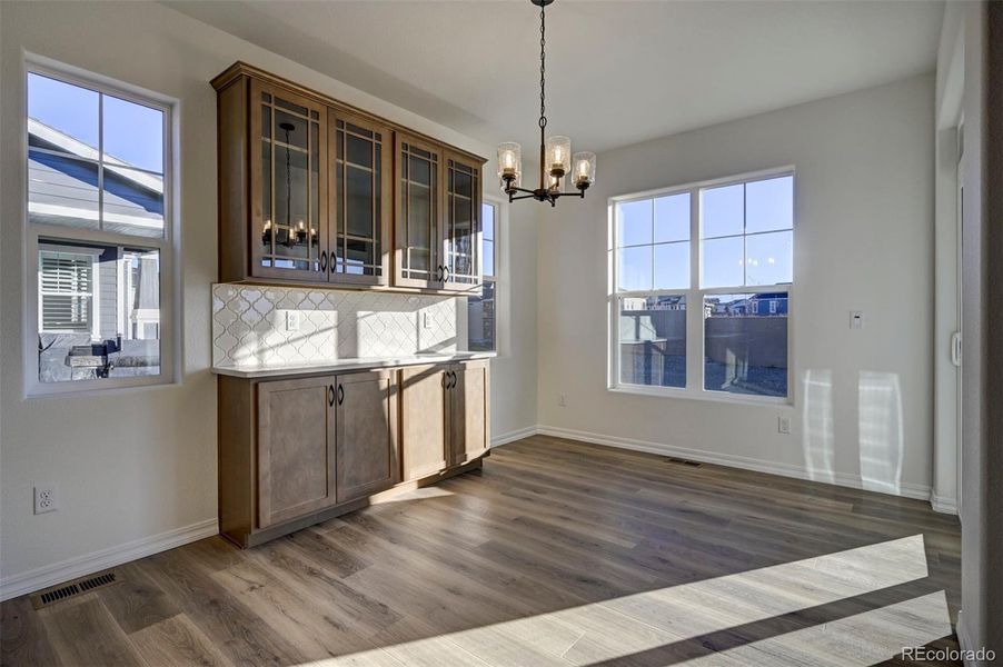 Furnished interior view inside a new home in , Colorado Springs (Image 8).