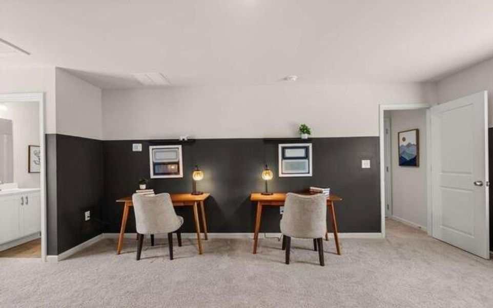 Furnished interior view inside a new home in Walden Park - The Retreat, Jonesboro (Image 41).