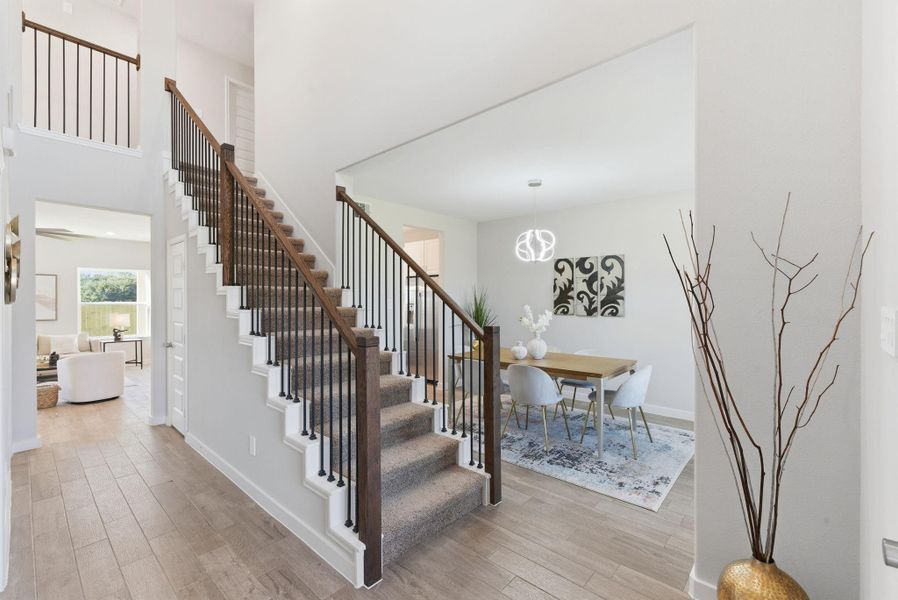 Furnished interior view inside a new home in , Fresno (Image 5).