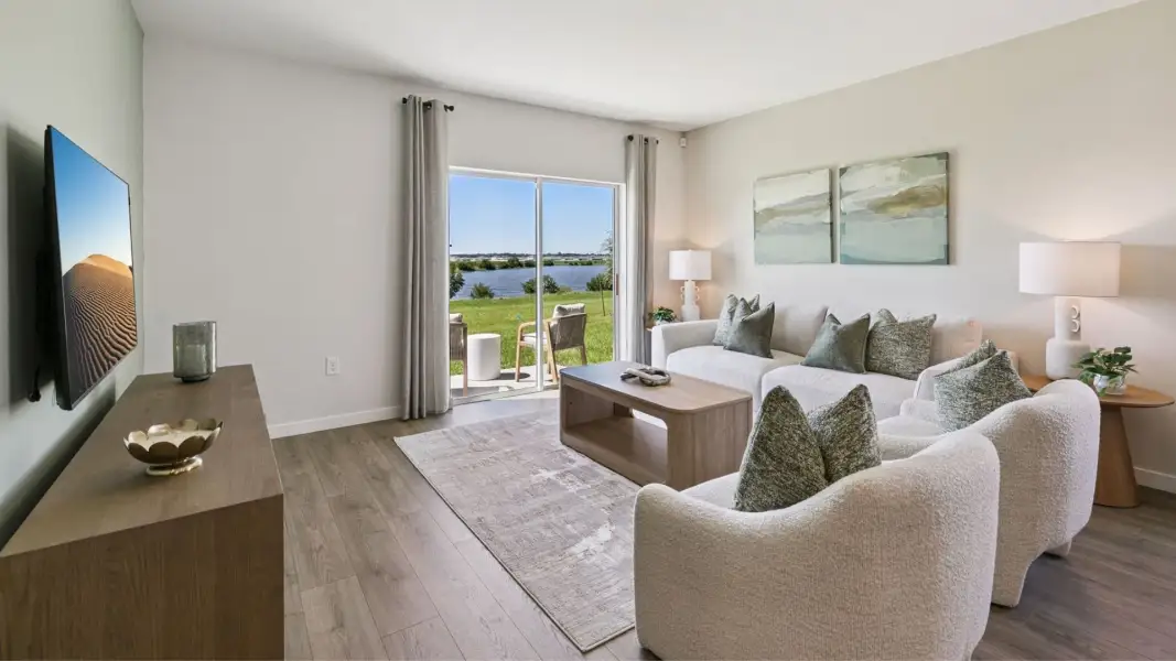 Furnished interior view inside a new home in Harmony West, St. Cloud (Image 14).
