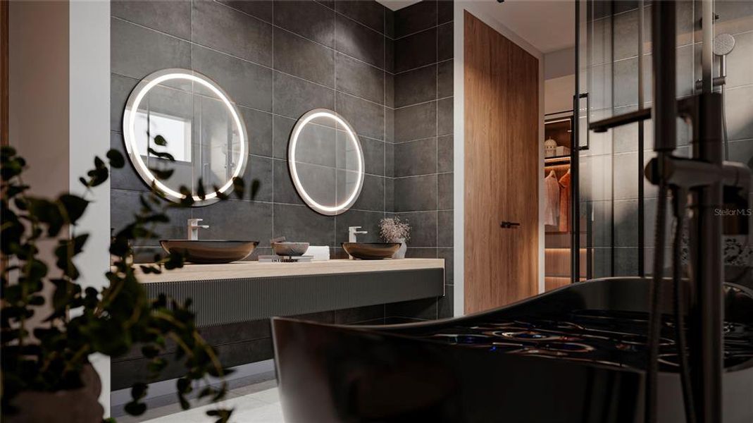 Furnished interior view inside a new home in , Punta Gorda (Image 10).