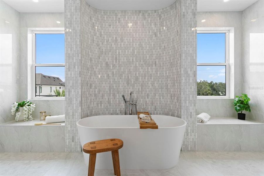 Furnished interior view inside a new home in , Tampa (Image 62).