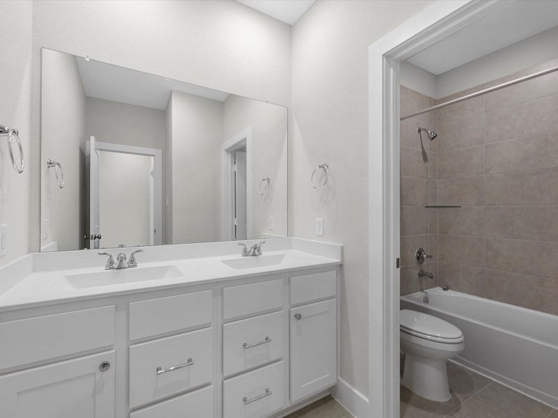 Furnished interior view inside a new home in Oakhill Reserve, Tomball (Image 5).