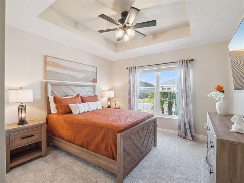 Furnished interior view inside a new home in , The Villages (Image 37).