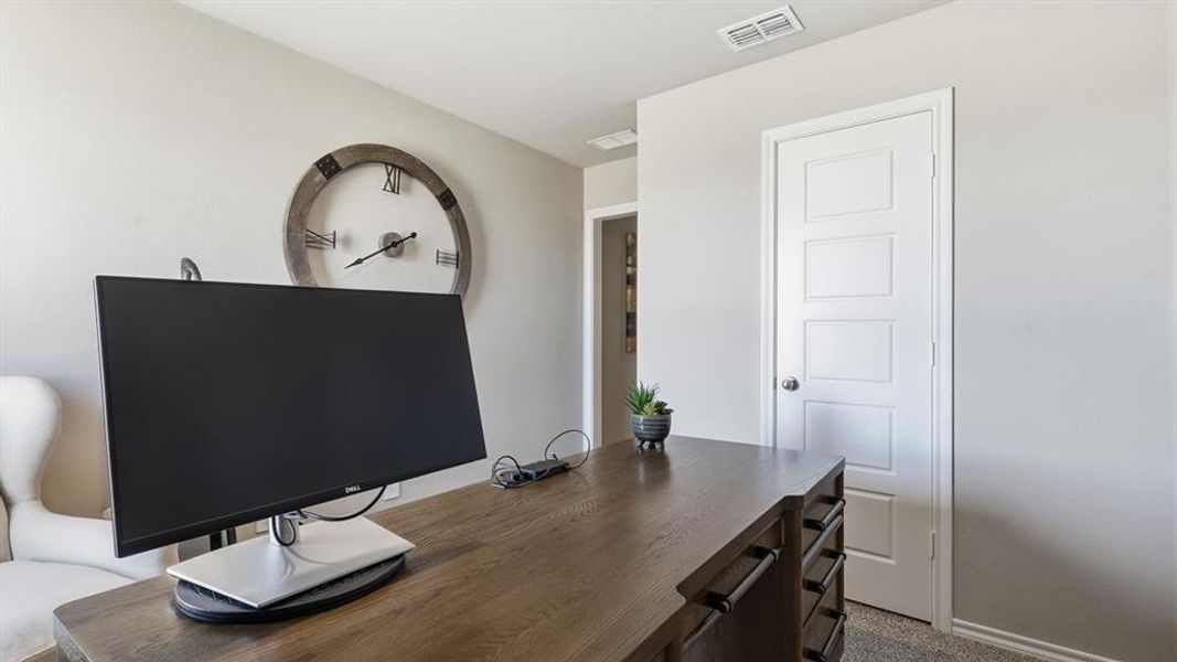 Furnished interior view inside a new home in Townes Landing, Fort Worth (Image 26).