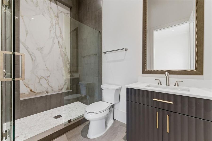 Furnished interior view inside a new home in , Atlanta (Image 14).