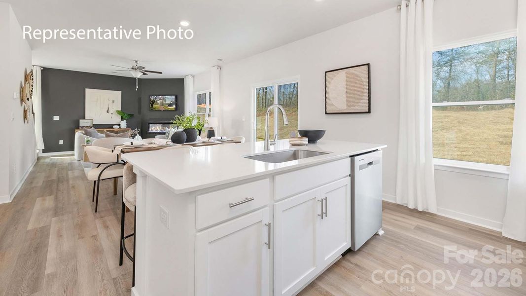 Furnished interior view inside a new home in Stanton, Richburg (Image 11).
