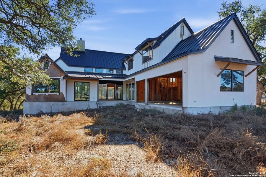 In-progress construction of a new home in Paradise On The Guadalupe, Canyon Lake, TX (Image 11).