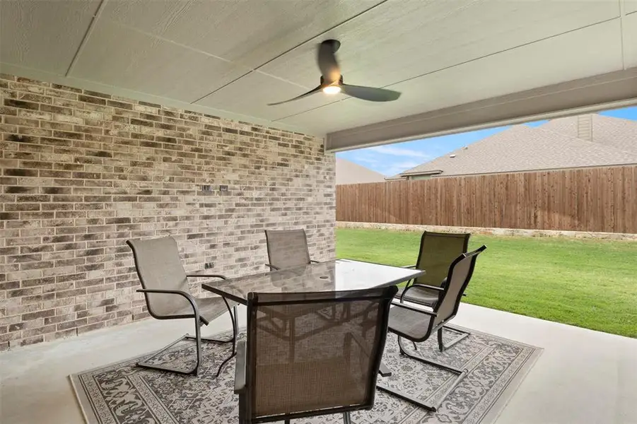 Exterior details and patio area of a home in , Saginaw (Image 3).