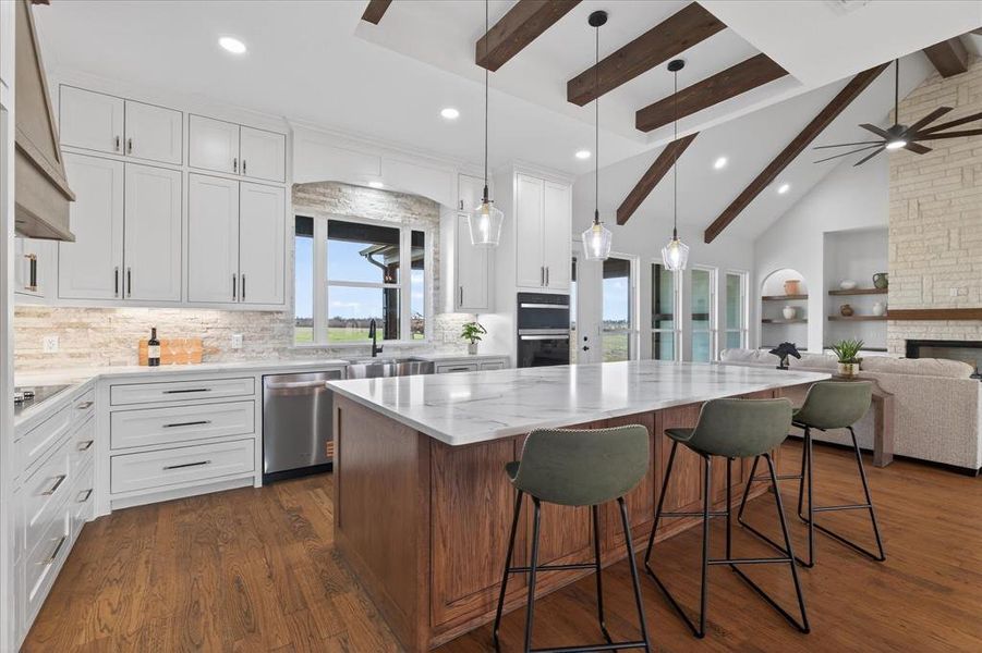 Furnished interior view inside a new home in , Celeste (Image 6).