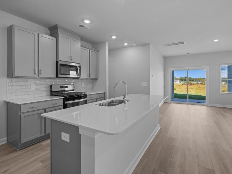 Furnished interior view inside a new home in The Farm at Wells Creek - Heritage Collection, Gray Court (Image 4).