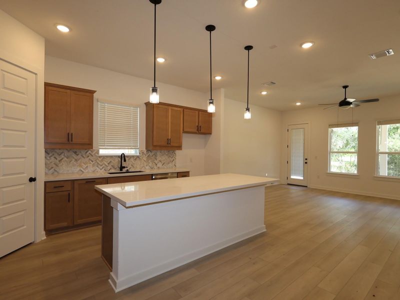 Furnished interior view inside a new home in Barksdale, Leander (Image 7). Furnished interior view inside a new home in Barksdale, Leander (Image 7).
