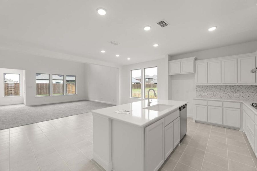 Furnished interior view inside a new home in Sutton Fields, Celina (Image 6).