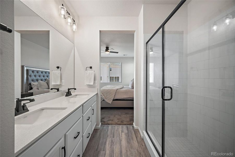 Furnished interior view inside a new home in Paint Brush Hills, Peyton (Image 35).