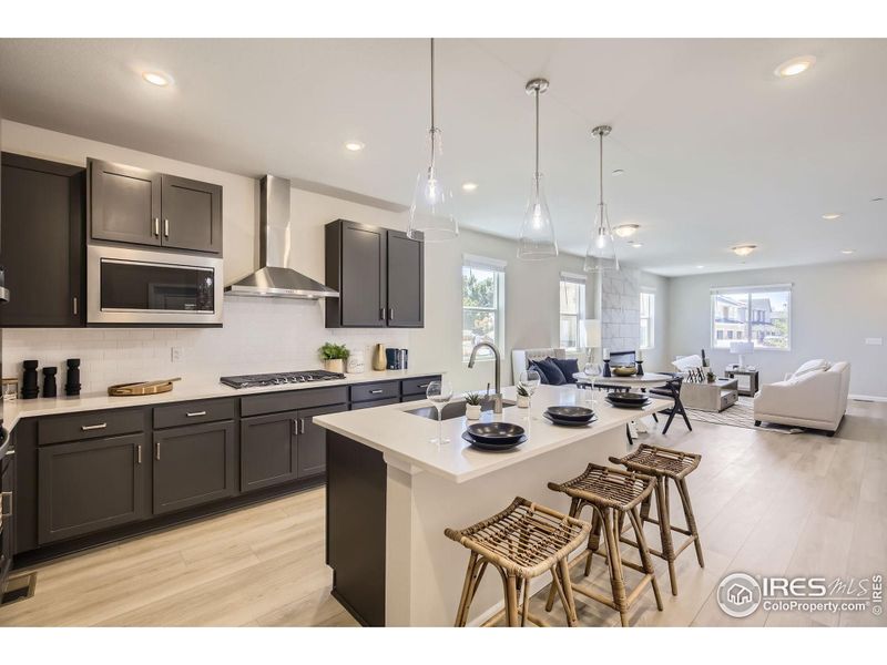 Furnished interior view inside a new home in Waterfield - Single Family Homes, Fort Collins (Image 7).