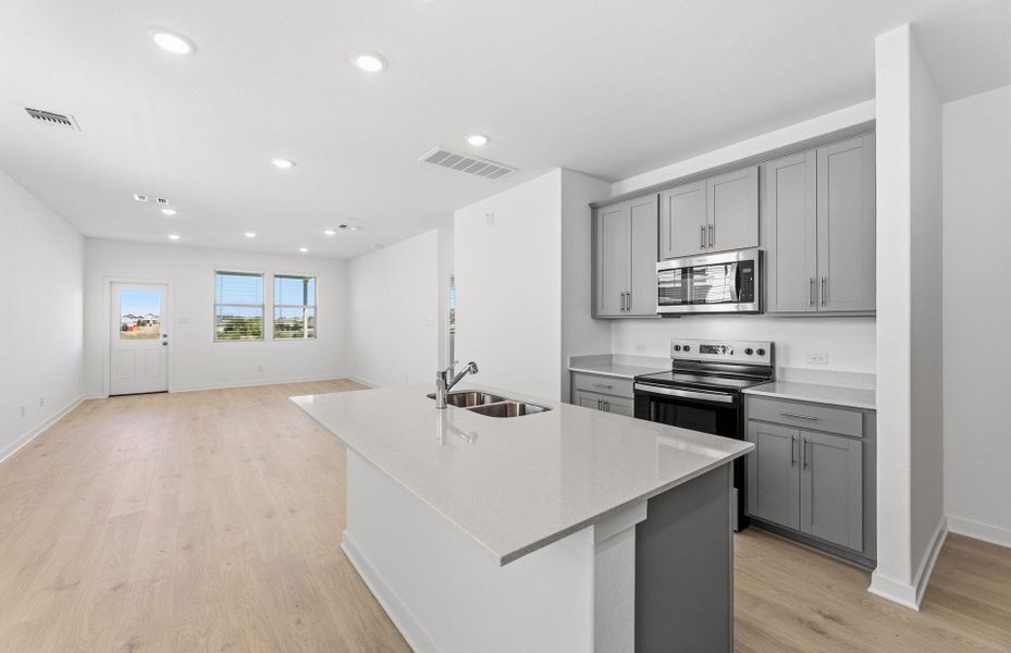 Furnished interior view inside a new home in Sonterra, Jarrell (Image 10).