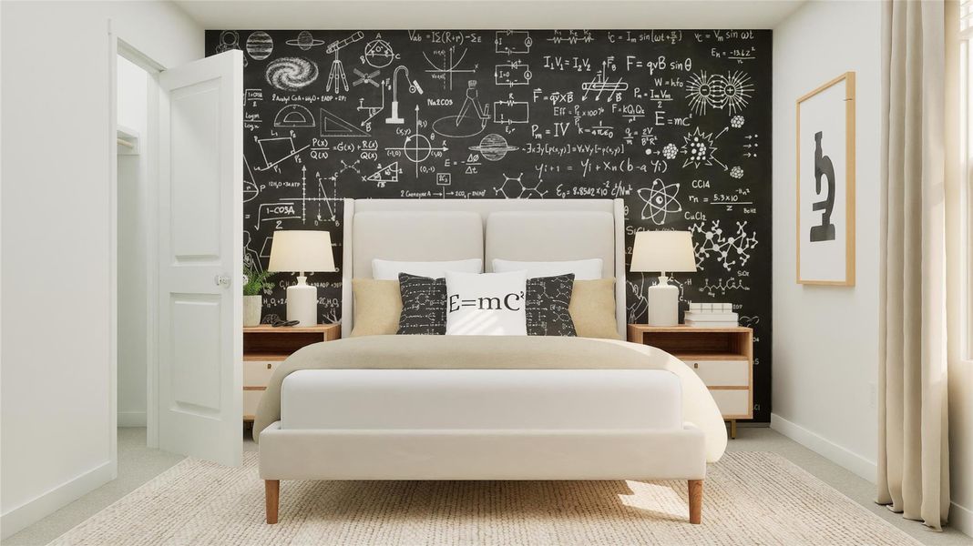 Furnished interior view inside a new home in River Bridge Ranch, San Marcos (Image 12).