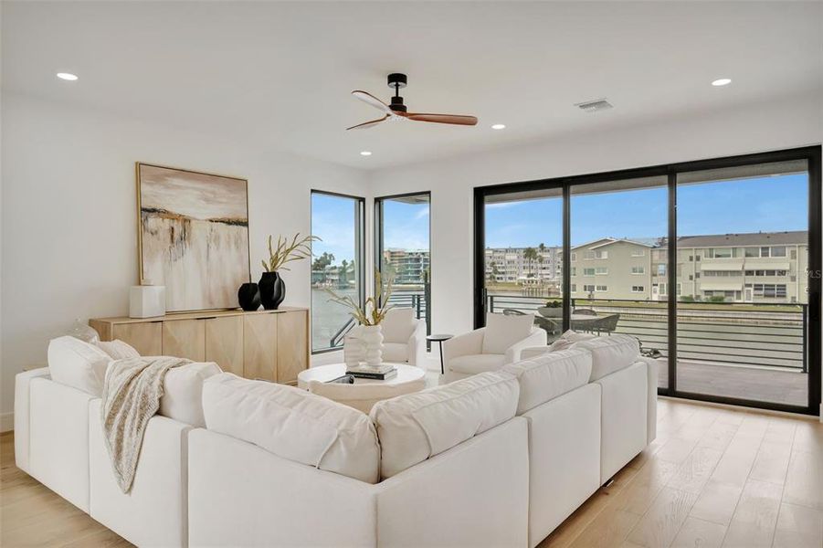 Furnished interior view inside a new home in , St. Petersburg (Image 50).