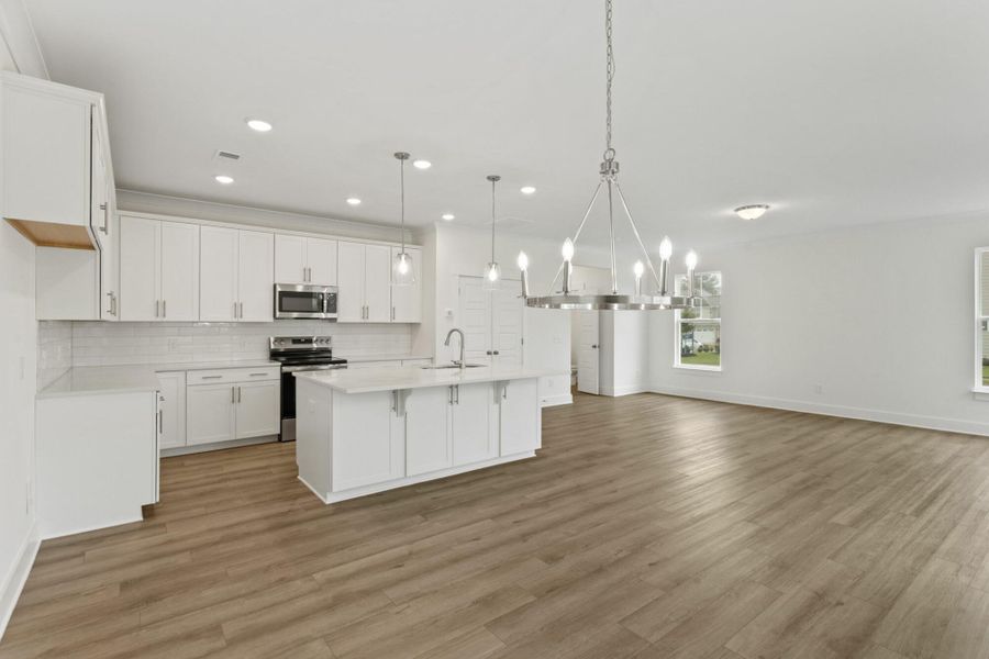 Furnished interior view inside a new home in Greenrich Mill, Simpsonville (Image 4).