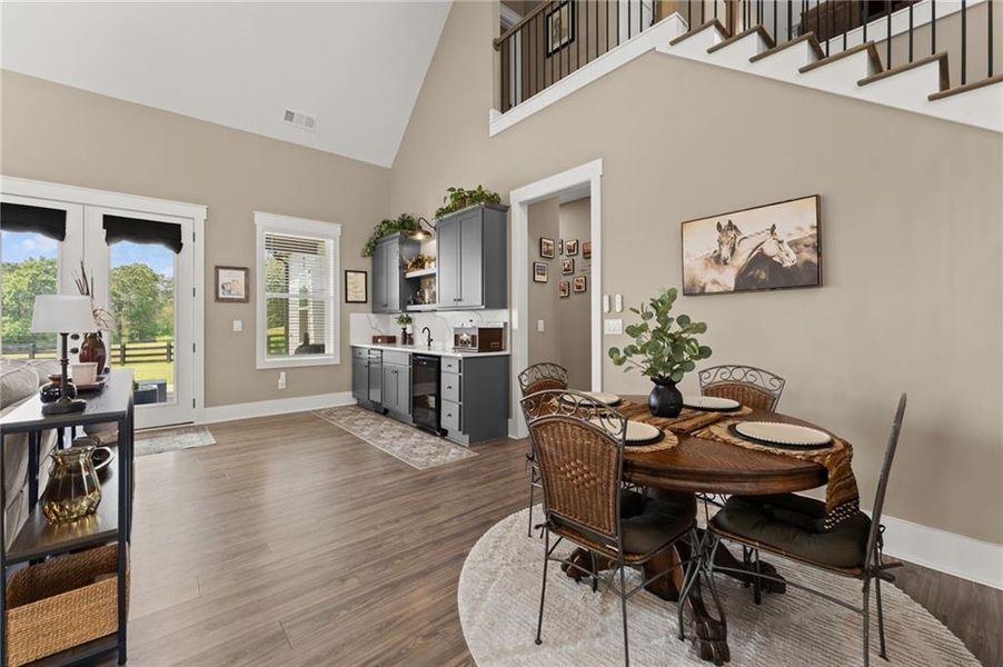 Furnished interior view inside a new home in , Dawsonville (Image 39).