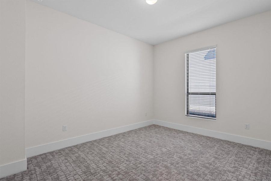 Carpeted empty room featuring baseboards Carpeted empty room featuring baseboards
