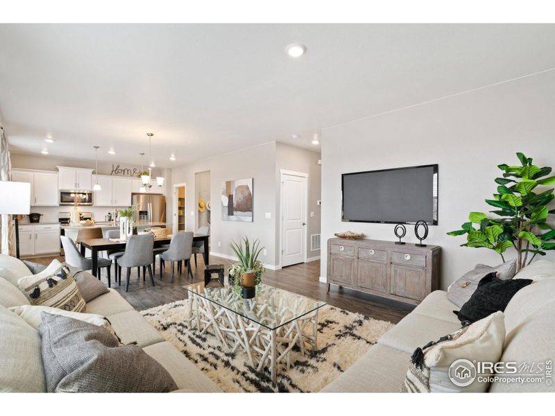 Furnished interior view inside a new home in Vista Meadows, Fort Lupton (Image 21).