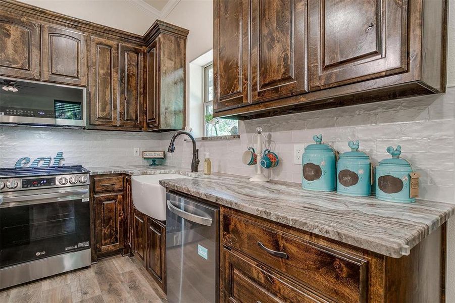 Furnished interior view inside a new home in , Perrin (Image 9).