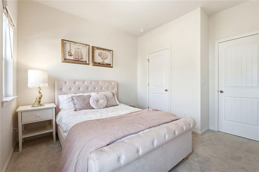 Furnished interior view inside a new home in , Sugar Hill (Image 33). Furnished interior view inside a new home in , Sugar Hill (Image 33).