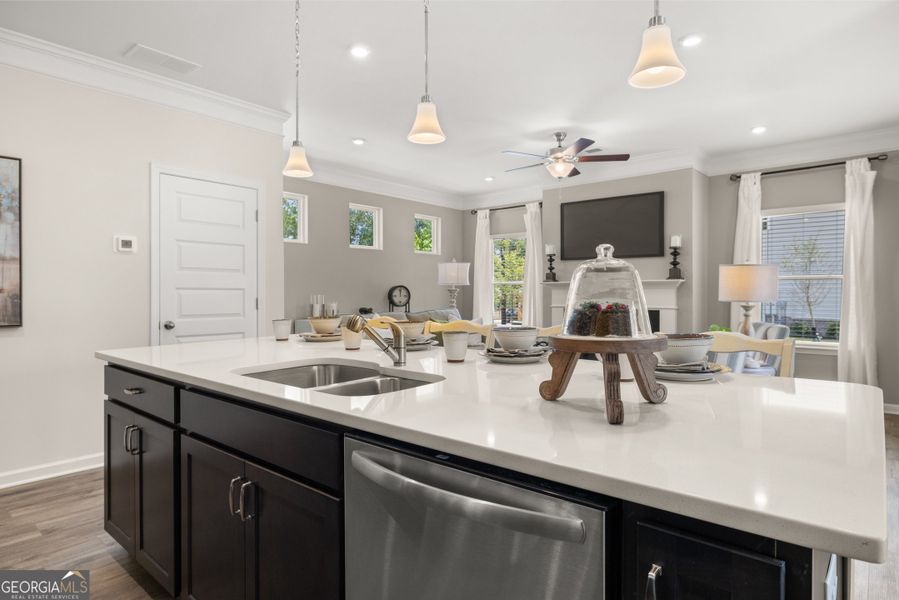 Furnished interior view inside a new home in Trellis Park, Hampton (Image 9).