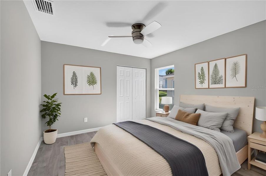 Furnished interior view inside a new home in , The Villages (Image 16). Furnished interior view inside a new home in , The Villages (Image 16).