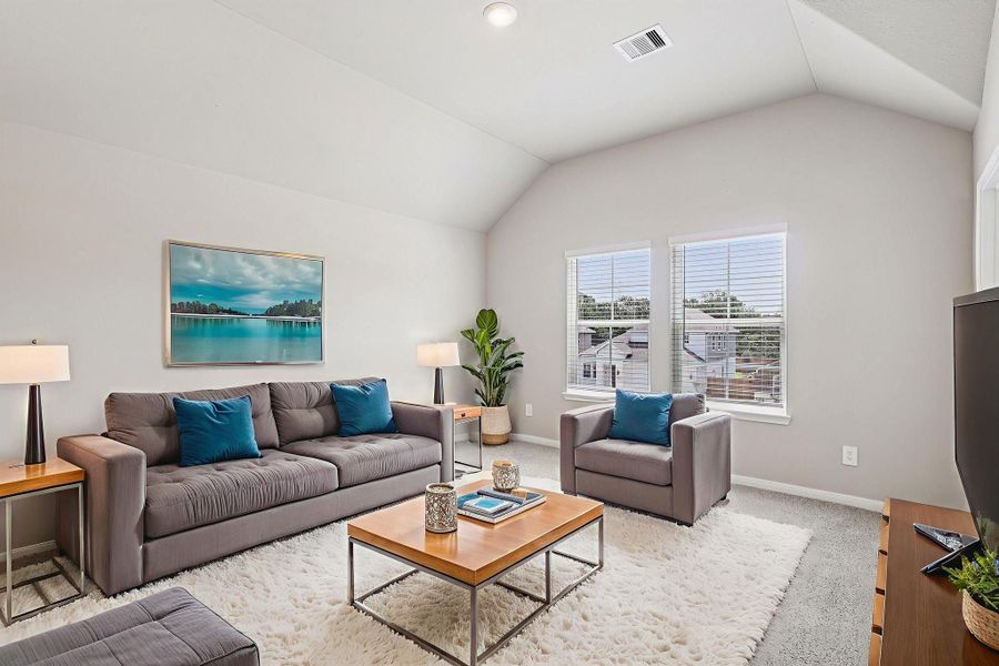 Photo is not of the actual home, but is an inspirational photo of builder’s model home and may depict options, furnishings, and/or decorator features that are not included