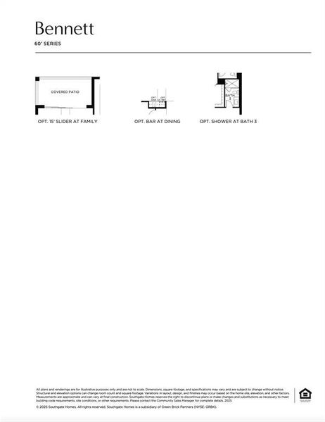 This dream home features elevation A, slider at family, bar at dining and so much more!