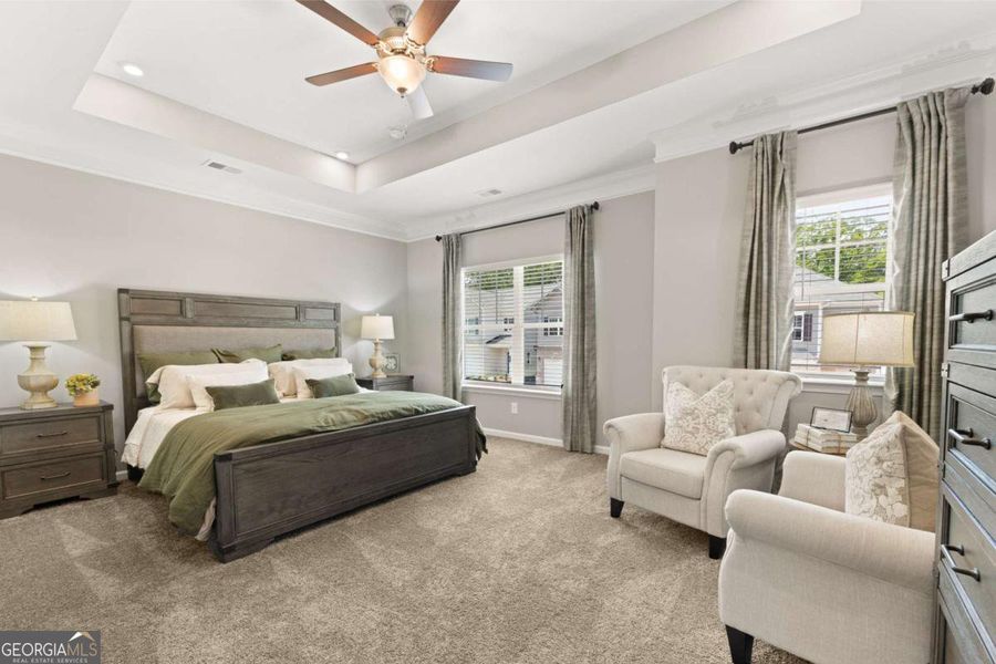 Furnished interior view inside a new home in Trellis Park, Hampton (Image 12). Furnished interior view inside a new home in Trellis Park, Hampton (Image 12).