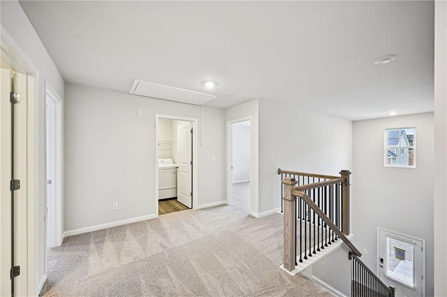 Spacious, unfurnished interior of a new home in The Hills at Cedar Creek, Winder (Image 40).