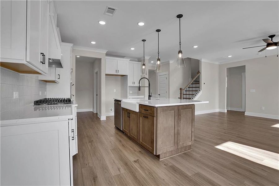 Furnished interior view inside a new home in Twin Lakes, Hoschton (Image 8).