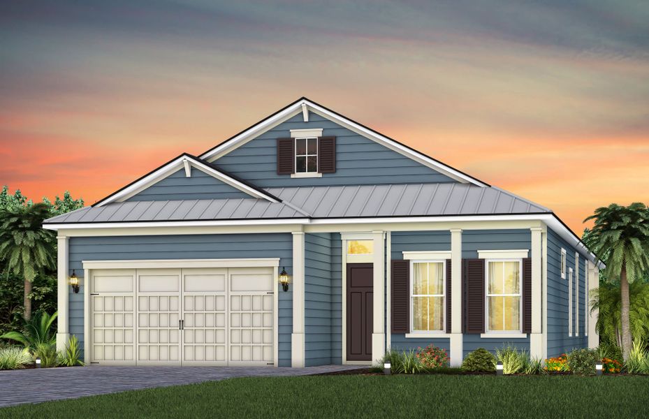 Coastal Cottage Elevation | CA301