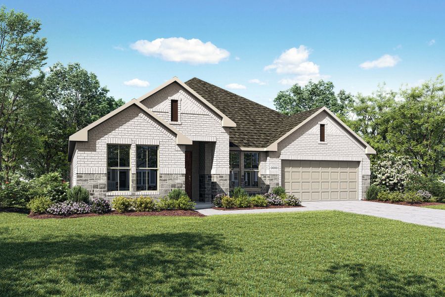 Representative exterior photo of a completed home built from the Bryson by Tri Pointe Homes in LaPrelle, Haslet, TX (Image 20).