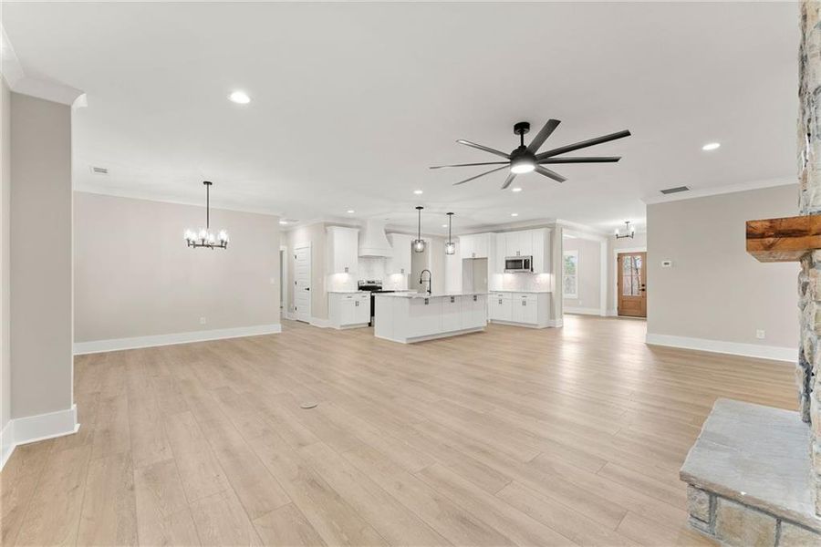 Spacious, unfurnished interior of a new home in , Clarkesville (Image 32).