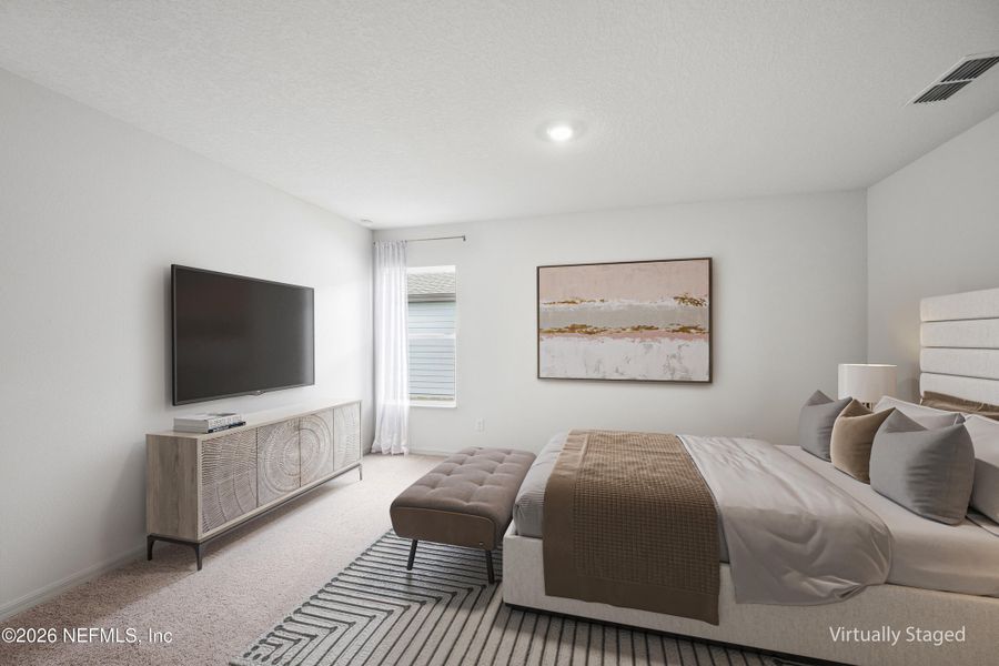 Furnished interior view inside a new home in Westport Landing, Jacksonville (Image 14).