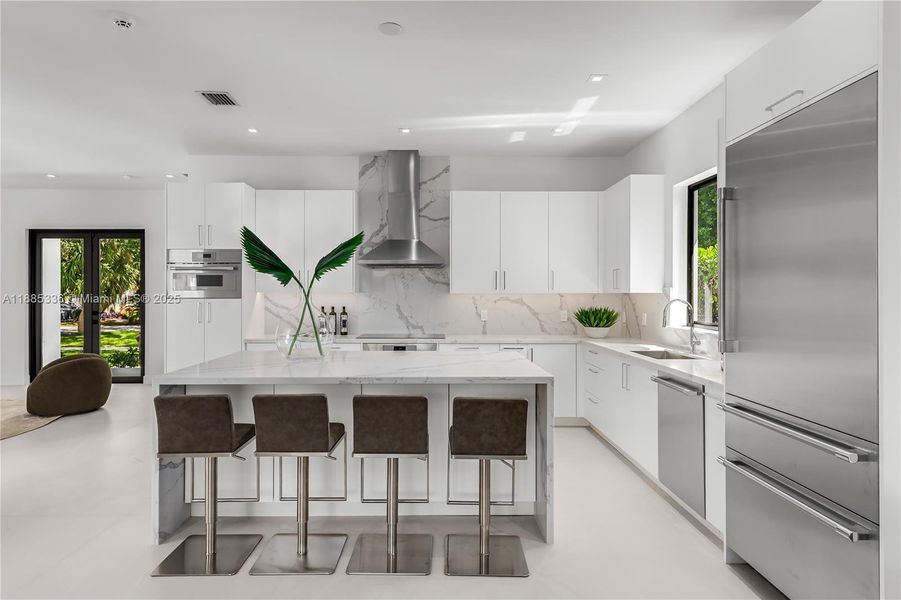 Furnished interior view inside a new home in , Miami Shores (Image 29).