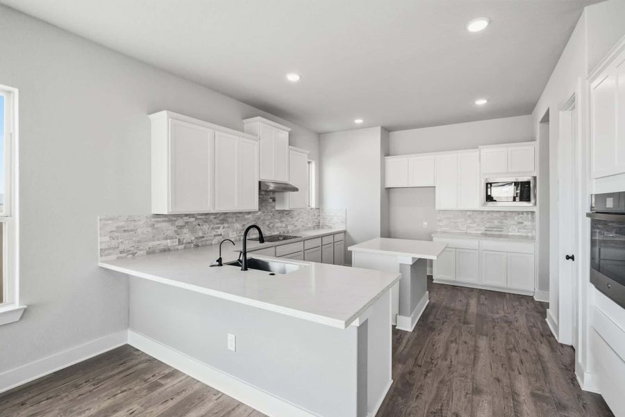 Furnished interior view inside a new home in Alsatian Oaks, Castroville (Image 15).