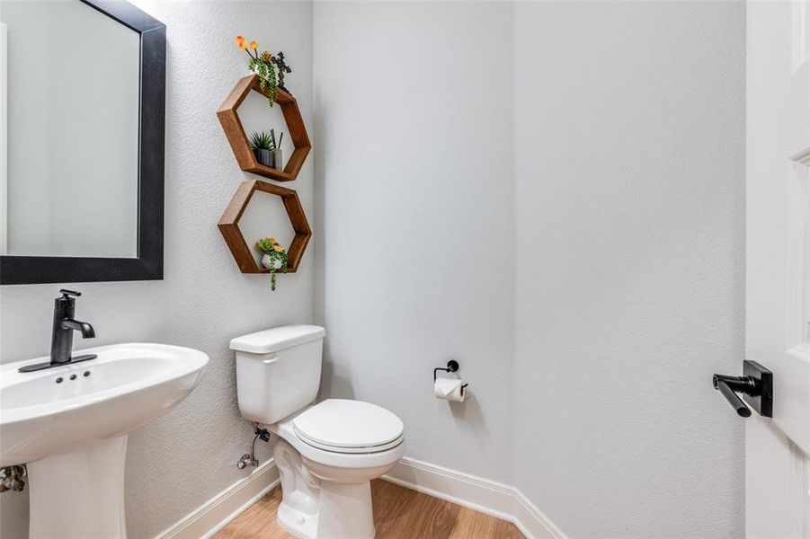 Furnished interior view inside a new home in Pecan Square - Estates, Northlake (Image 33).