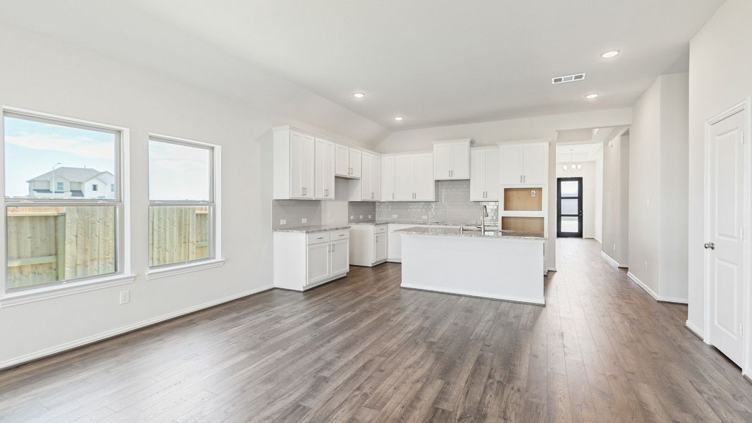 Furnished interior view inside a new home in Sunterra, Katy (Image 19).