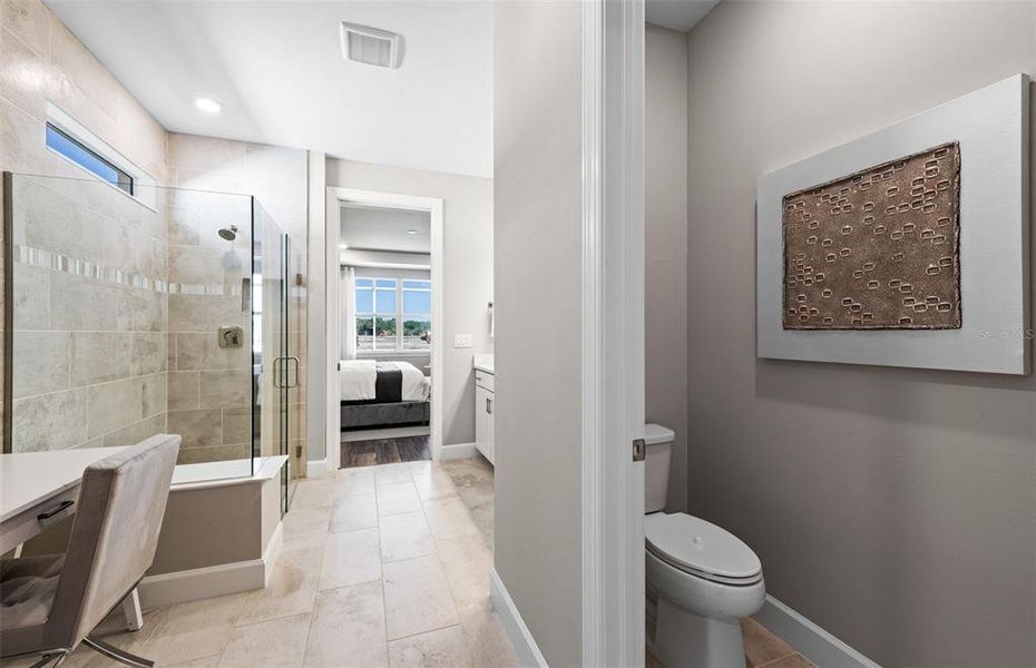 Furnished interior view inside a new home in BeachWalk by Manasota Key, Englewood (Image 11).