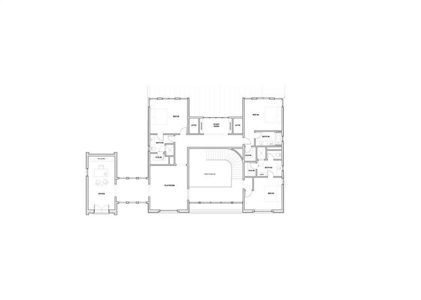 2D floor plan layout of this home in , Dallas, TX (Image 5). 2D floor plan layout of this home in , Dallas, TX (Image 5).
