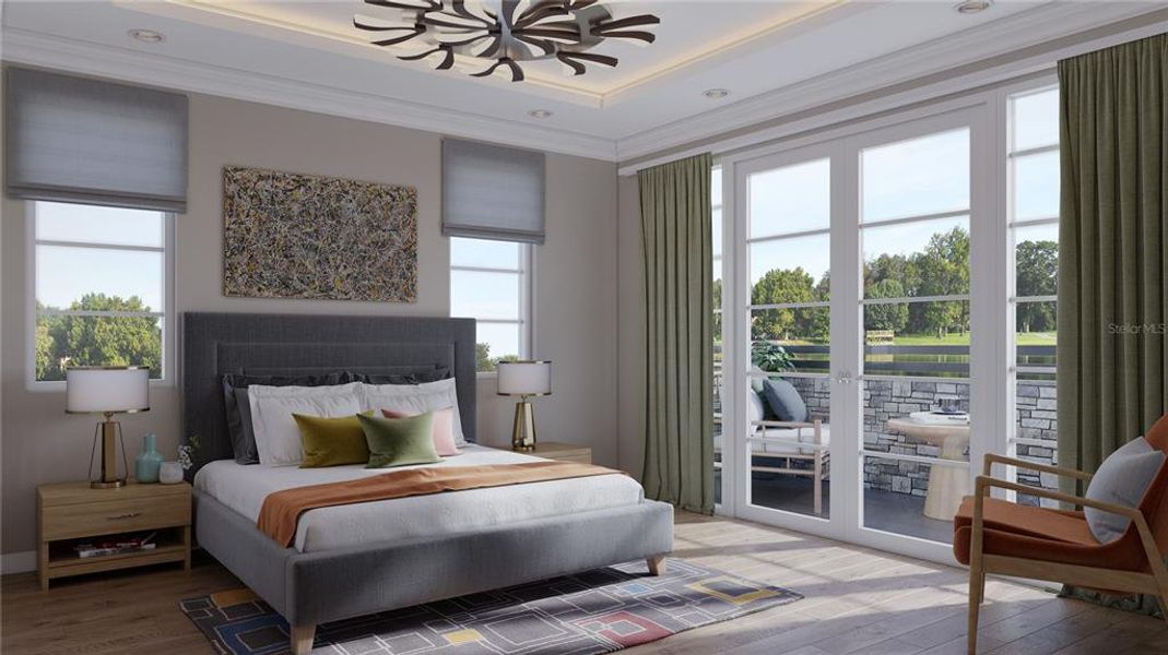 Furnished interior view inside a new home in , Lakeland (Image 5).