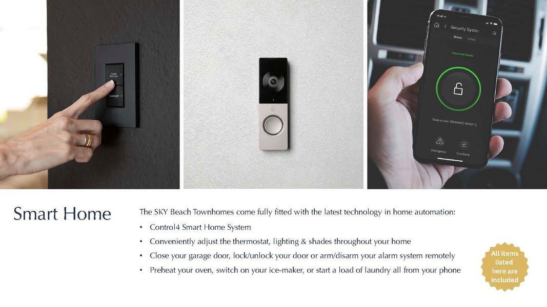 Smart Home Package Included