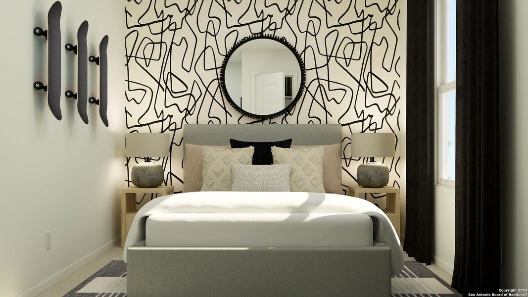 Furnished interior view inside a new home in Ruby Crossing, San Antonio (Image 6). Furnished interior view inside a new home in Ruby Crossing, San Antonio (Image 6).