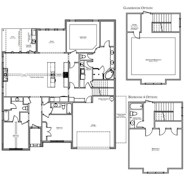 2D floor plan layout for the The Julia by Reece Homes in Stella Ranch, Bryan, TX (Image 4). 2D floor plan layout for the The Julia by Reece Homes in Stella Ranch, Bryan, TX (Image 4).