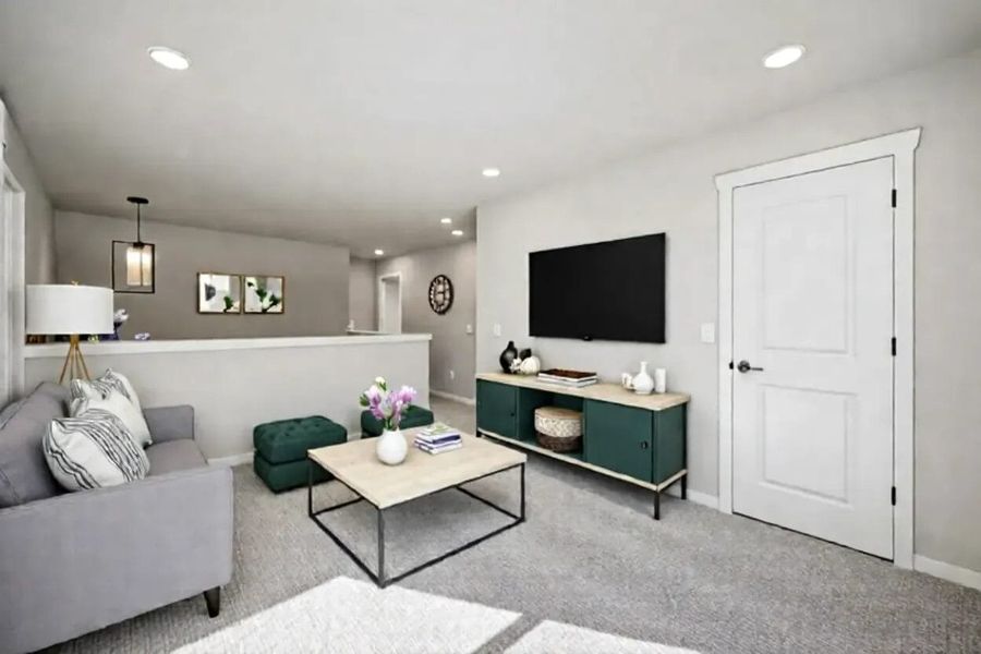 Furnished interior view inside a new home in Aspen Ranch, Fountain (Image 13).